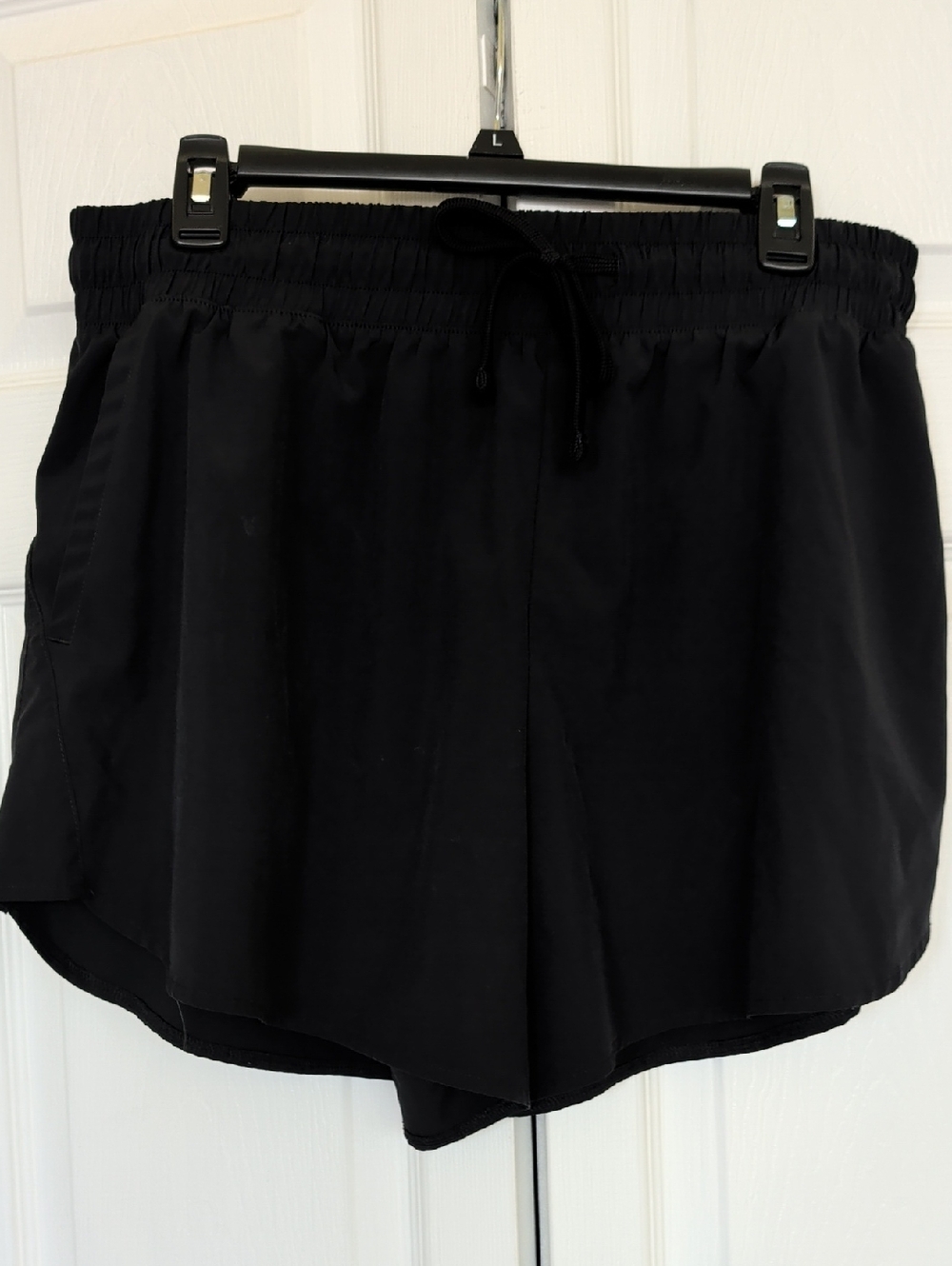 tek gear Black Women's Athletic Drawstring Shorts with Elastic Waist